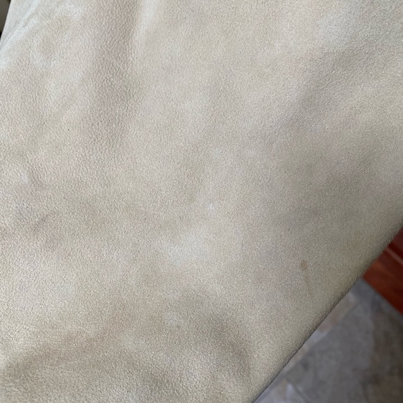 Express Design Studio “Editor” suede pants. Bootcut, size 8, cream/light khaki - Picture 12 of 15